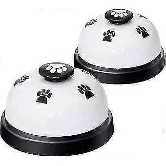 2-pakning dørpottetreningsklokke til hund, premium kjæledyrklokker skarpe og høye, kompatible med hunder for å ringe på dørklokken utenfor, valp og katt, kommunikasjon