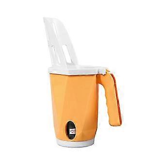 Large Cat Litter Scoop with Waste Bin, One-Handed Operation and Durable Shovel for All Litter Types