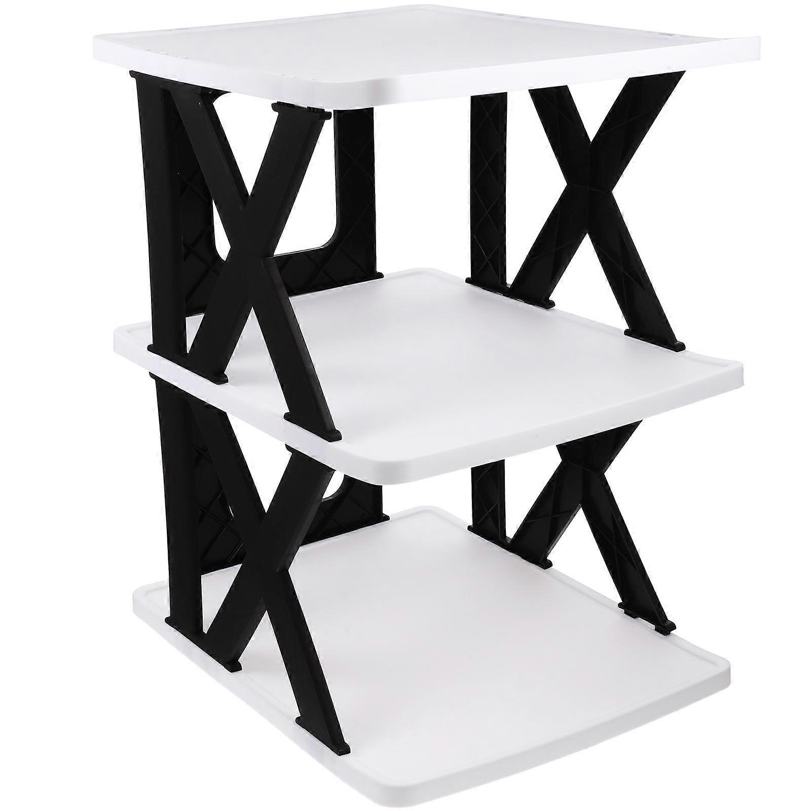 Multi Layer Shoe Rack Plastic Shoe Storage Rack for Storage Use