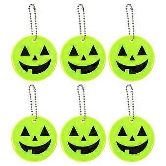 Säkerhetsreflexhängen Pumpahänge Nattcykling Säkerhetsreflex PVC 6,5X6,5CM 6-set