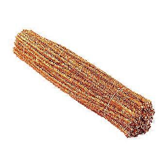 200pcs DIY Glitter Sticks Glitter Sticks Christmas Sticks DIY Christmas Stick (Orange)