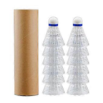 12er Pack Badminton Federbälle Nylon Federbälle Outdoor Sport Training Badminton Bälle für Anfänger