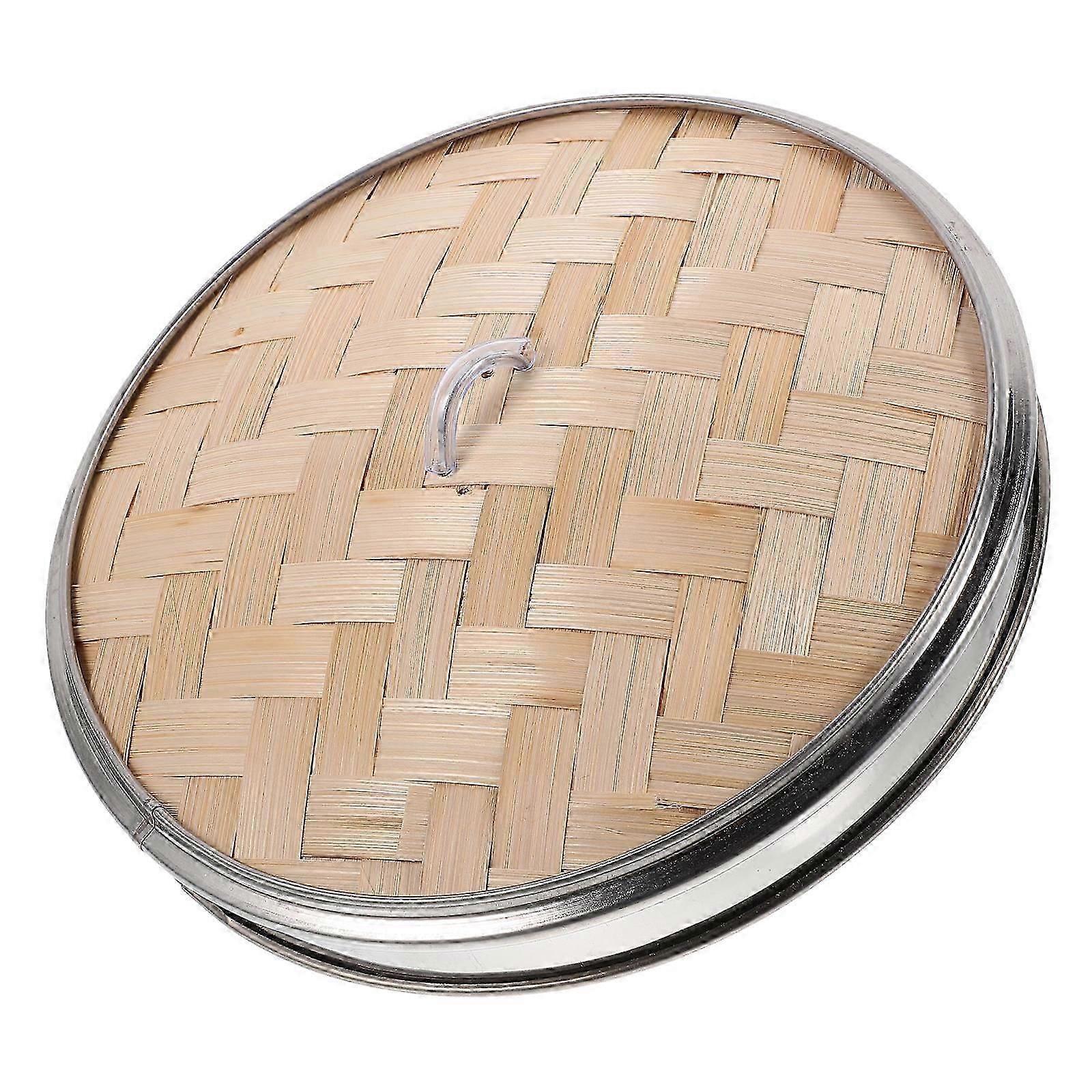 Bamboo Steamer Lid for Kitchen Cooking, Bamboo Material, Multi-use