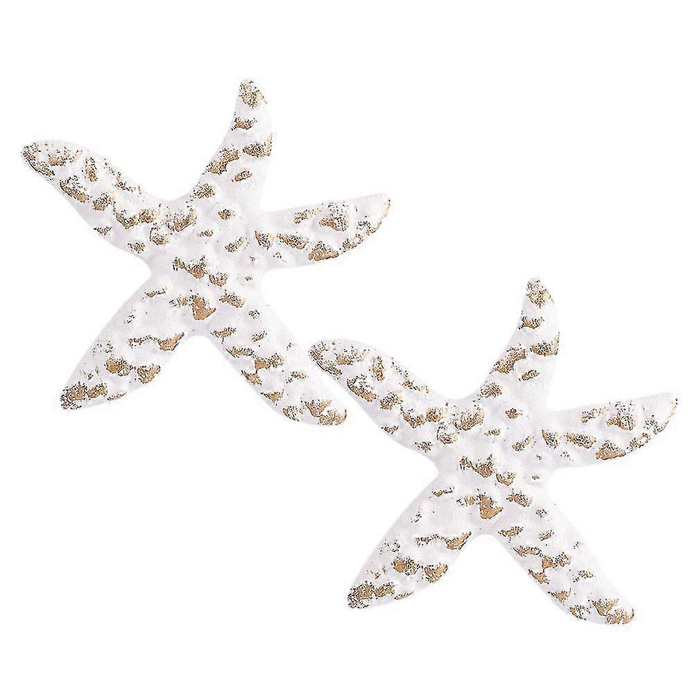 Mediterranean Style Sea Star Drawer Pulls Iron Knobs compatible with Home Decoration Practical Use 8 Pcs