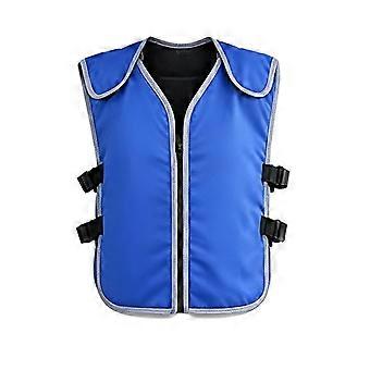 Cooling Vest with 20 Ice Pack,Adjustable Ice Vest for Men&Women,Reflective Cool Jacket for Hot Weather,Motor
