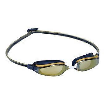 Fastlane skibril - titanium spiegelende lens