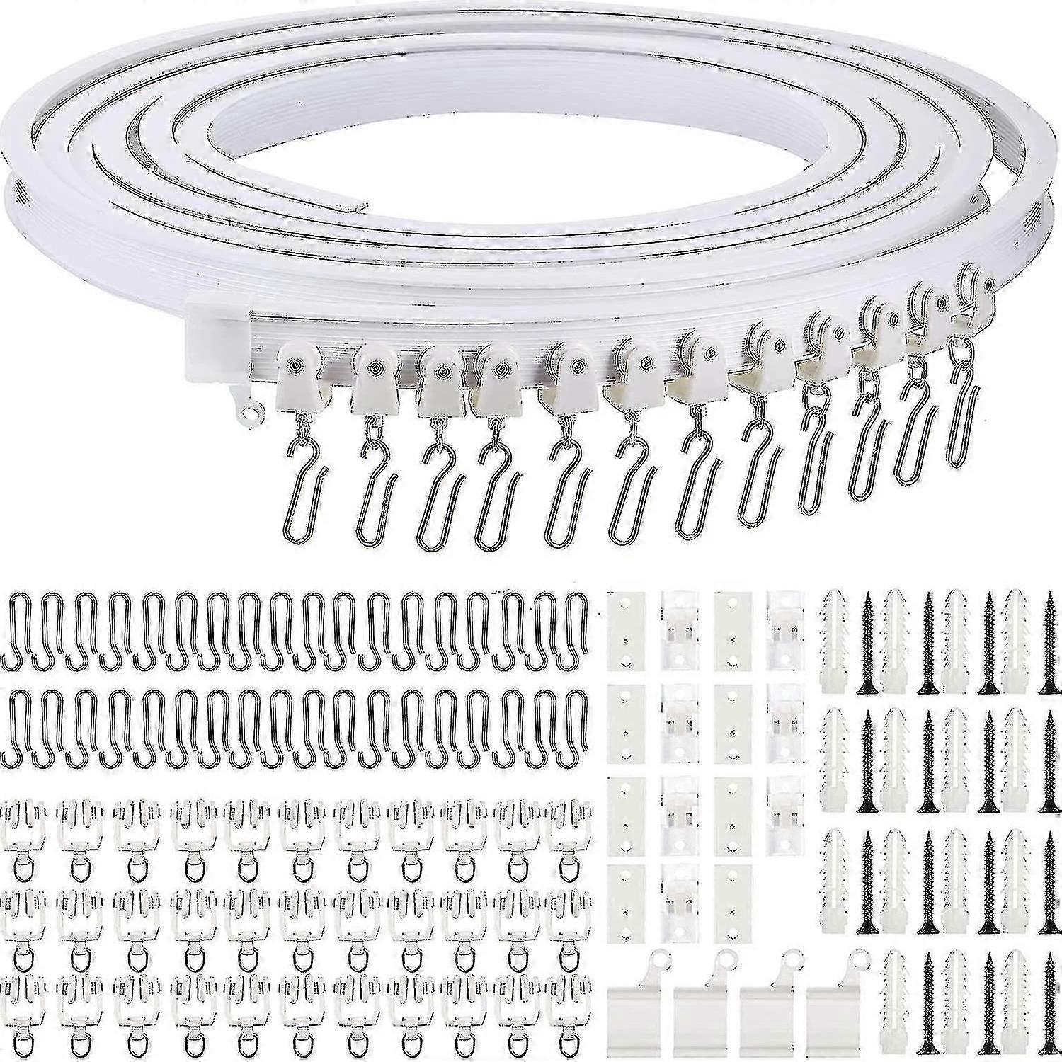 5 M Bendable Ceiling Bendable Curtain Track Flexible Ceiling Curtain