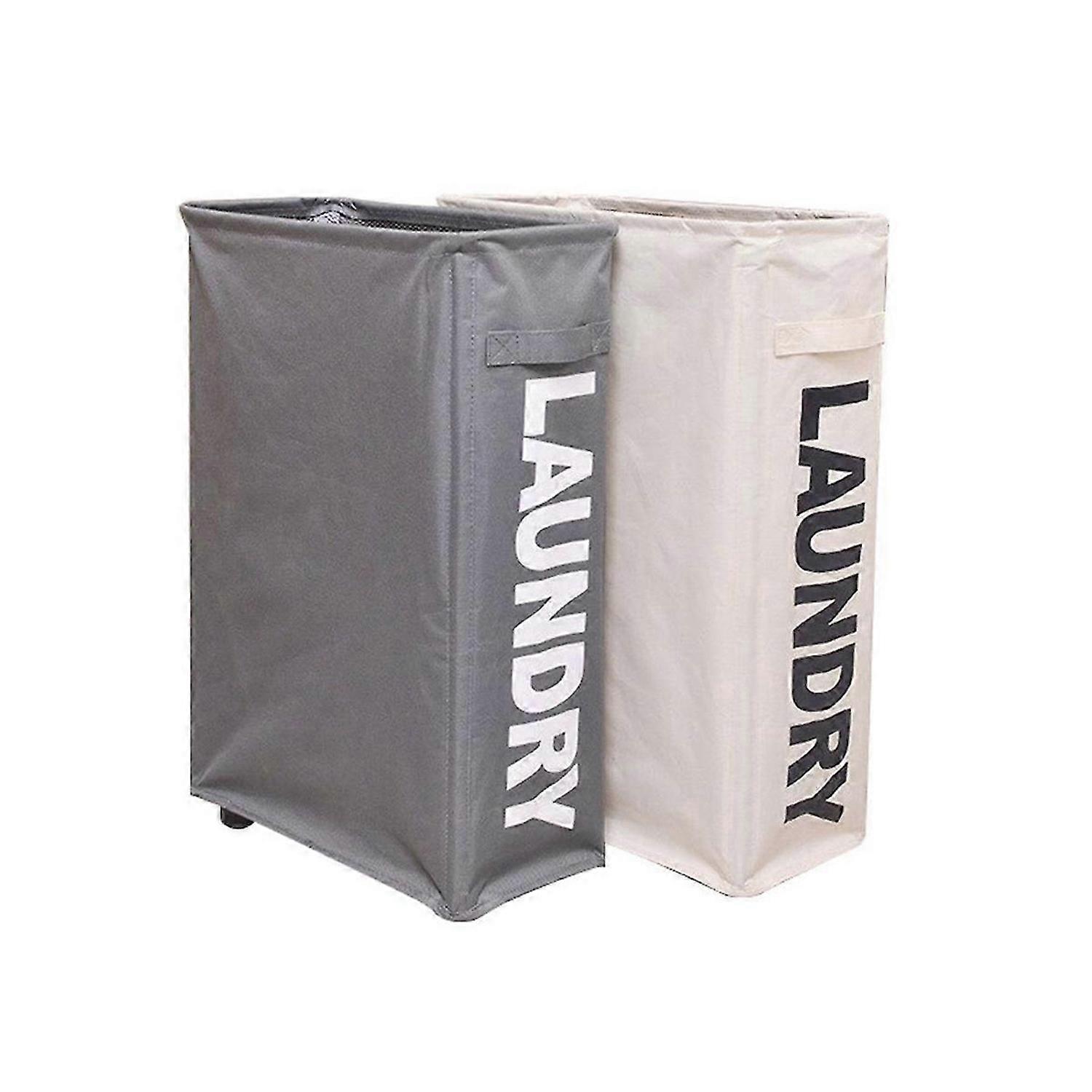 Rolling Slim Laundry Basket With Stand