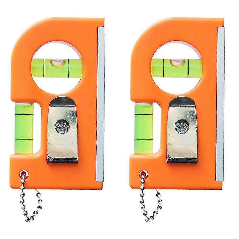 2pcs High Precision Practical Mini Spirit Level Ruler Balancing Calibrator Tool