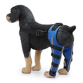 1 Pair Dog Rear Leg Brace for Canine Wounds, Joint Injury & Sprain Prevention Pet Bandage