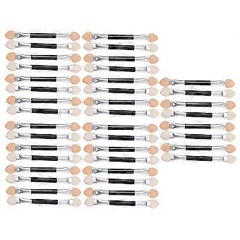 Dubbelzijdige oogschaduwkwasten (40 stuks) voor vrouwen, ideaal voor zakenreizen, vakanties en festivals. Geen poederverlies.