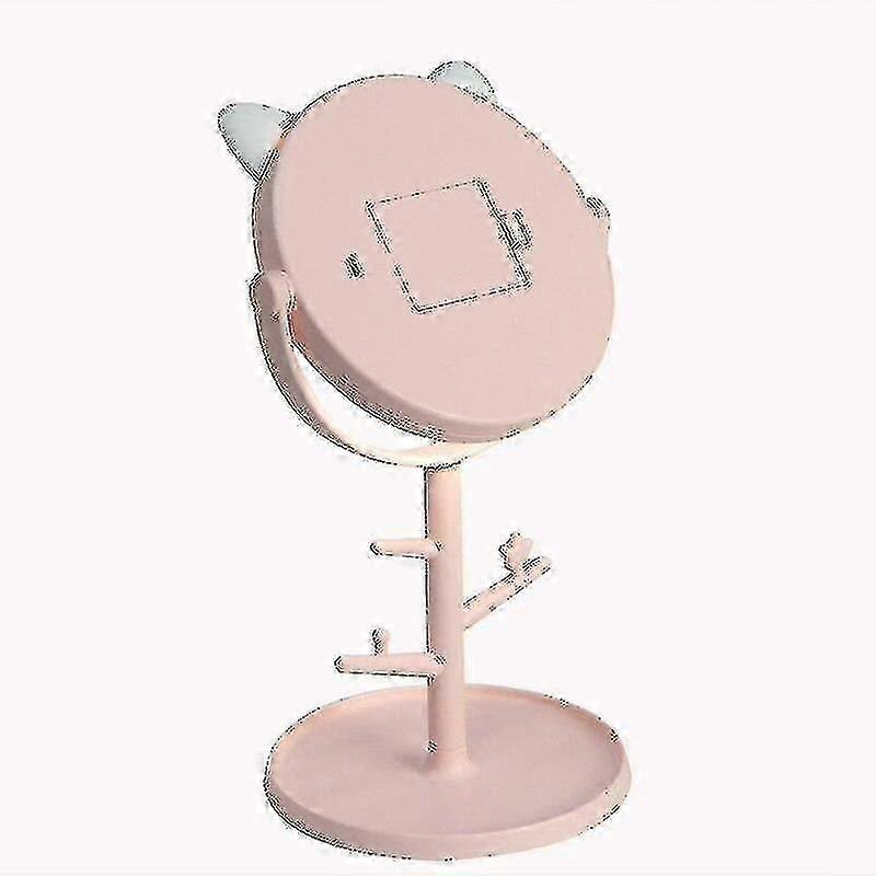 Mirror Table Pink Makeup Cable|makeup Desktop 1pcs