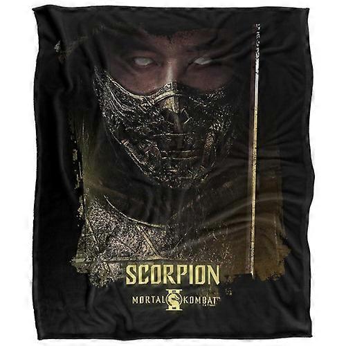 Mortal Kombat Scorpion Portrait Blanket
