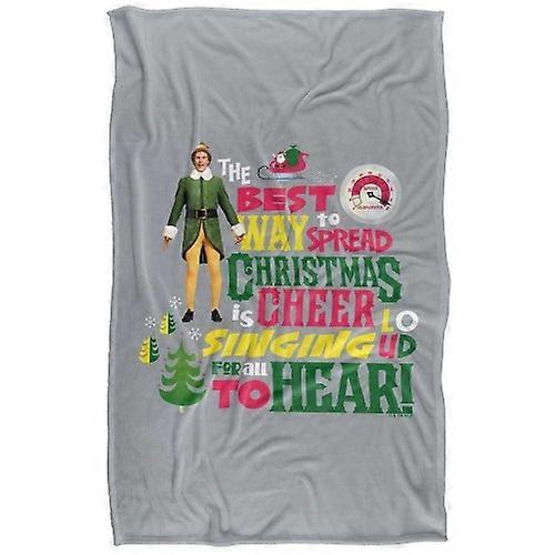 Elf Spread Christmas Cheer Soft Touch Blanket