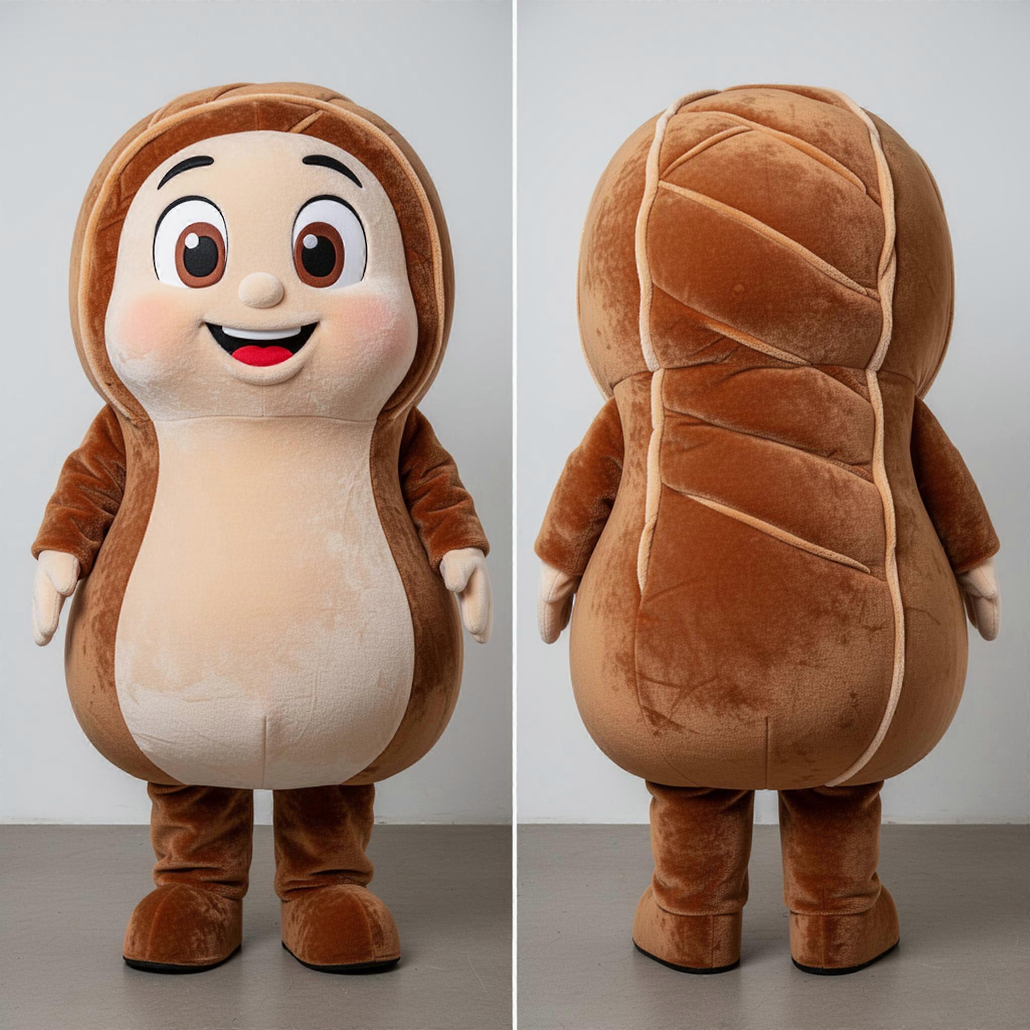 MASTICOT Rust Orange Oversized Beef Wellington Mascot