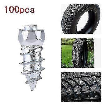 100stk 12mm Dekk Studs Carbide Skrue Snø Spikes Anti-Anti-is For Car / suv / ATV / utv Bil Dekk Stud