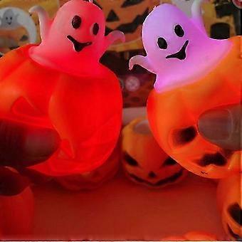Gruselige Totenkopf-Fidget-Toys, Halloween-Stressabbau-Quetschbälle, dehnbare Squishy-Spielzeuge mit Geisterfledermaus-Motiv für Kinder, Klassenzimmerparty-Geschenke - 1