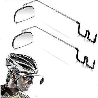 2 Pack Cycling Glasses with 360 Adjustable Rearview Mirror, Wide Angle Cycling Safety Glasses OCD