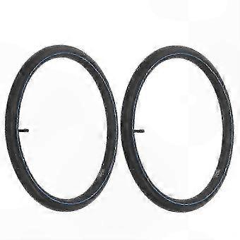 Reliable Replacement 2-Pack 22x2.125 Bicycle Inner Tube with Schrader Valve, Black Rubber, Edition 0210