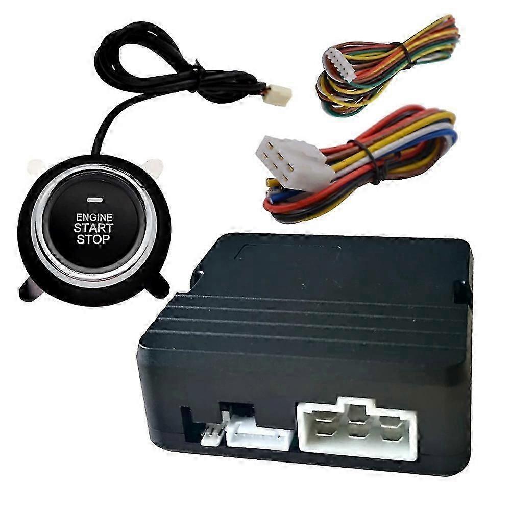Car alarm system, engine start vibration detection, one-button ignition, flame failure device, central locking-SNNGV