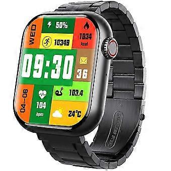 2024 F108 Smart Watch Blutzucker Harnsäure und Lipidüberwachung Blutsauerstoff Blutdruck Bluetooth Anruf Uhr