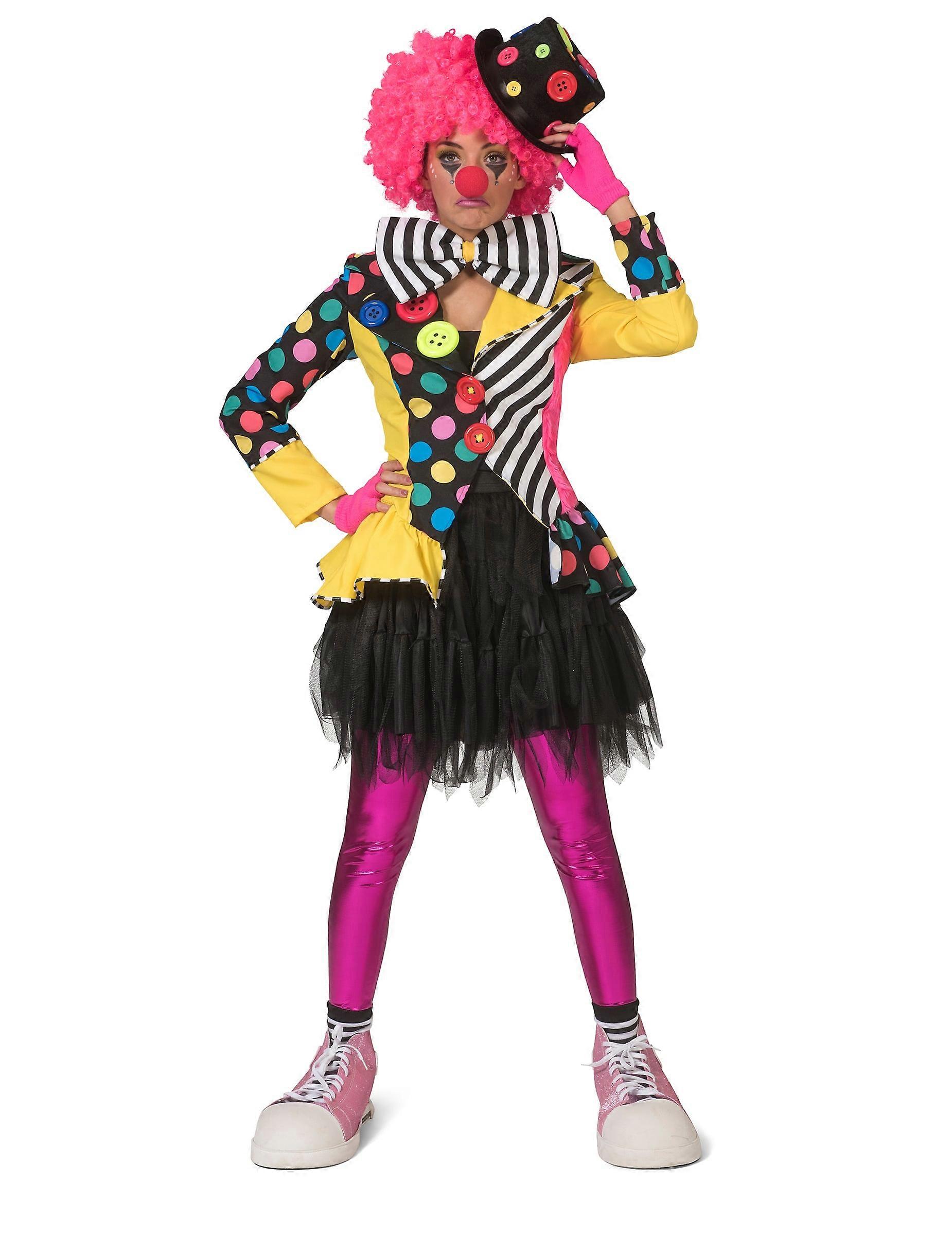 Women's multicolored clown jacket