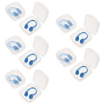 Clip nasali professionali in silicone per nuoto, ideali per la piscina (10 pezzi).