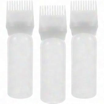 3 Stück Wurzelkamm Applikator Flasche für Haaröl