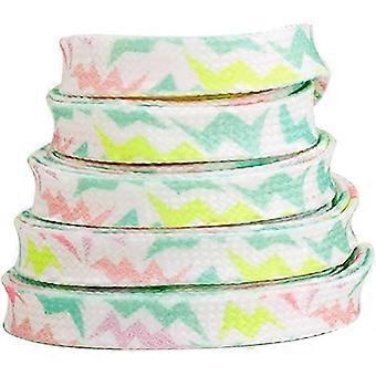 R9 2 Pair Flat Colorful Shoelaces Tie Dye Shoe Laces for Sneakers Boots Multicolor 160cm/62.99