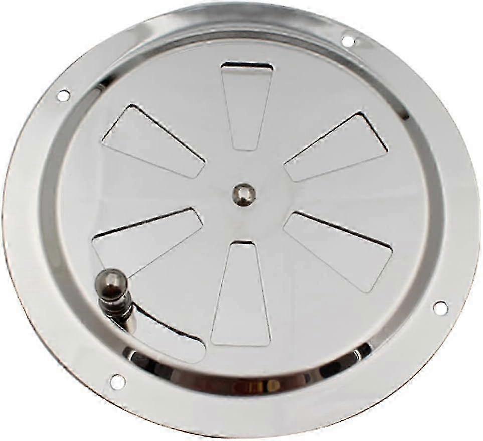 Polished 125mm Adjustable Air Vent