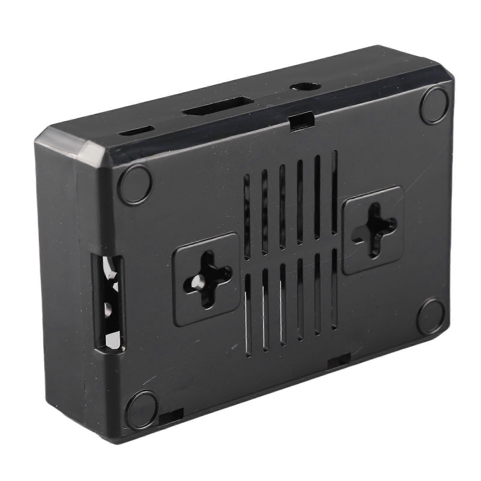 Protective Case Cover ABS Shell Enclosure Accessory Component for RPi 3B 3B+(Black )