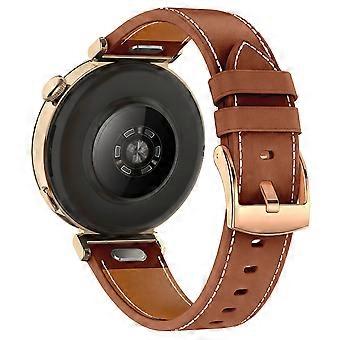 41mm 42mm 18mm Leather Straps For / watch GT6 GT5 GT4 Sport bracelet correa / watch5/GT5 Pro Quick release button band
