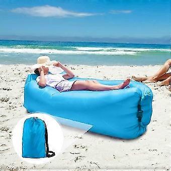 Inflatable Air Sofa, Waterproof 210T Nylon Air Lounger, Portable Air Couch with Storage Bag for Camping, Beach, Park, Backyard