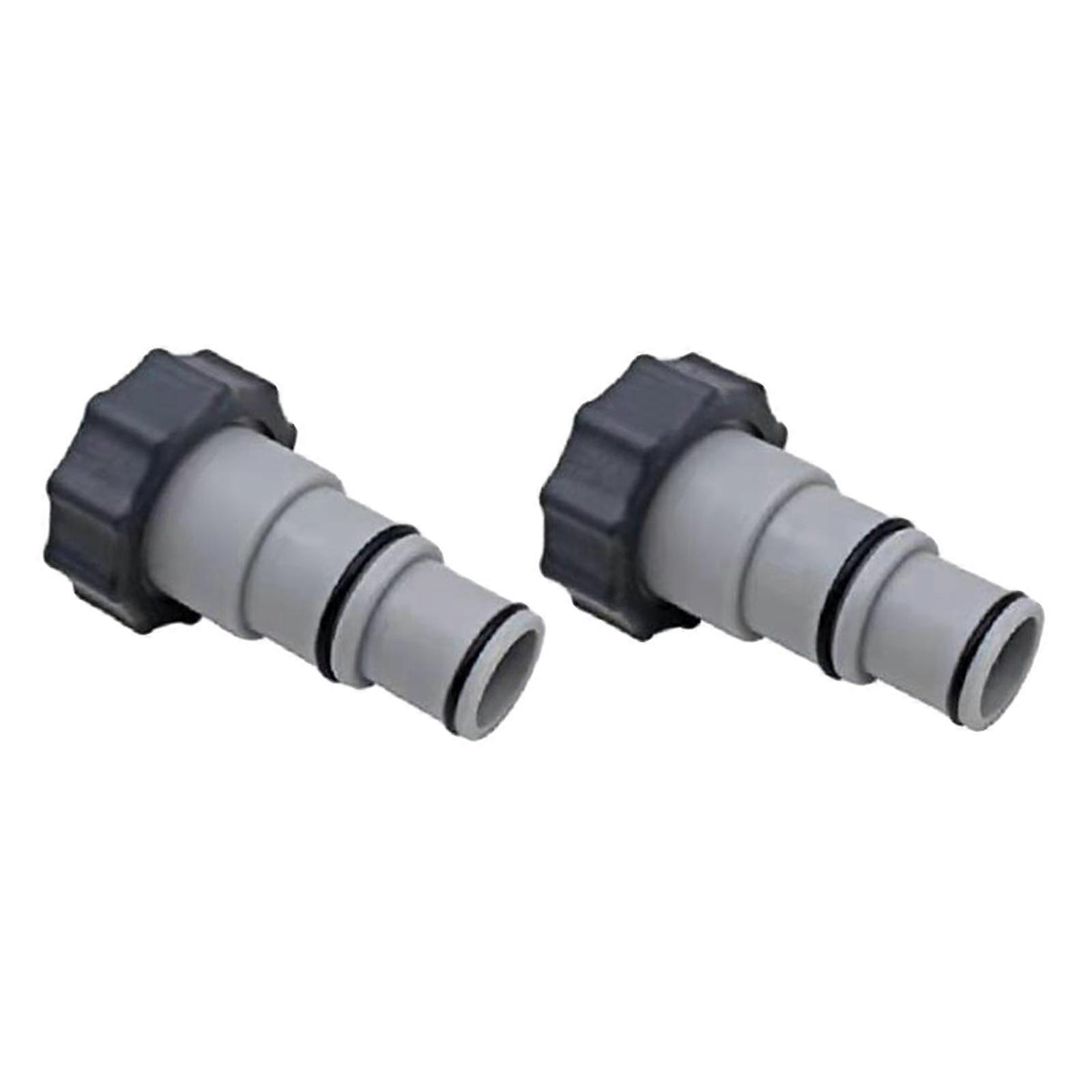 2 Pieces Replacement Hose Adapters with Collar for Threaded