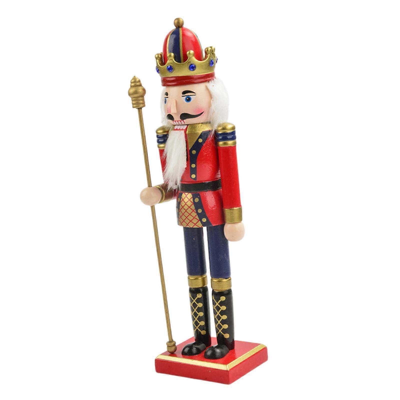 Hand Painted Nutcracker Figures Handmade Miniatures for Yard
