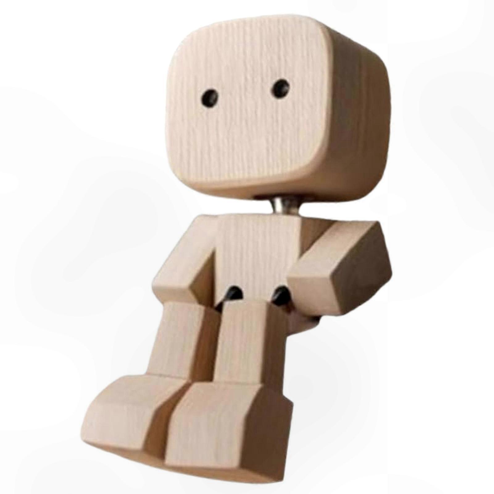 Handmade Wooden Shaking Figurine
