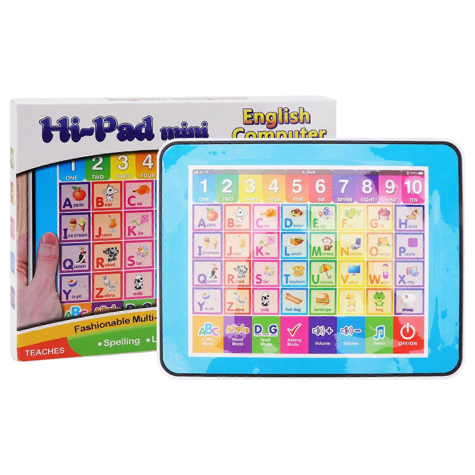 Electronic Learning Toy for Toddlers, Interactive Flash Card Reader with Dinosaur Theme and Audio Learning