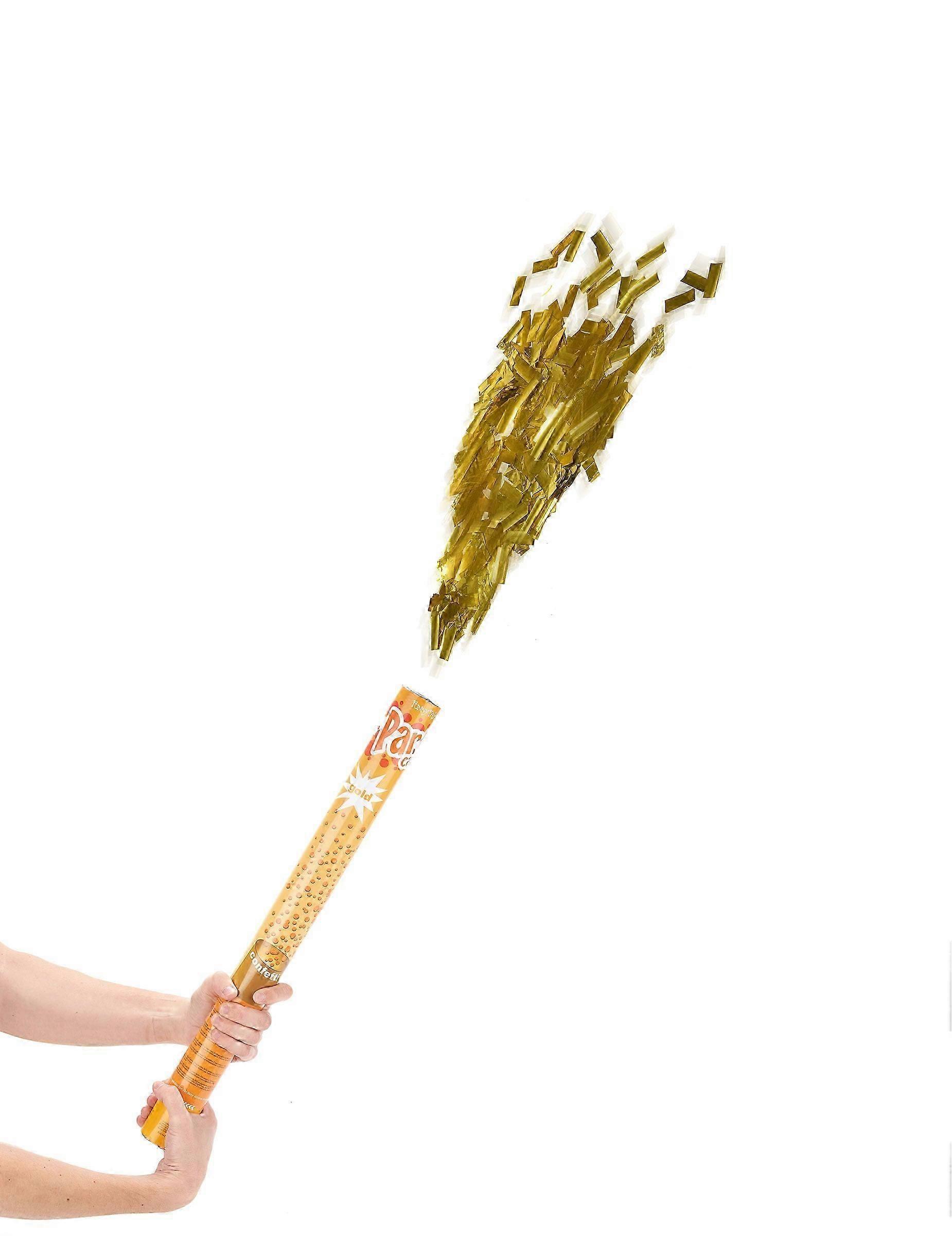 60cm Gold Confetti Cannon