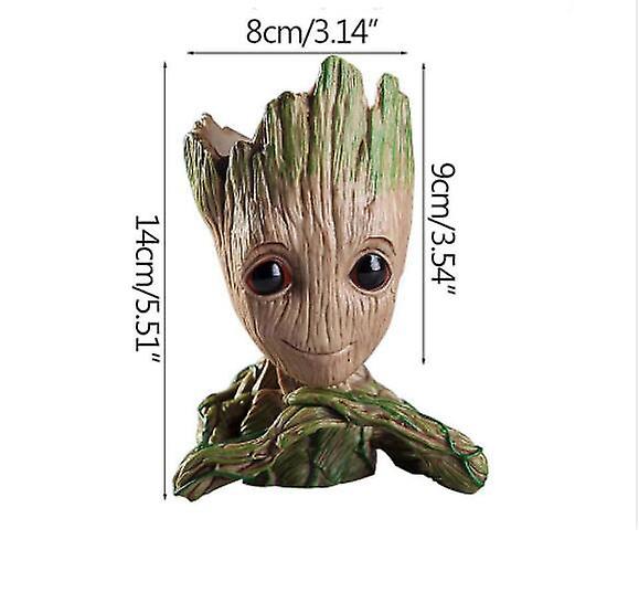 Action Figure Tree Man Model Toy - Pen Holder Creative Garden Flower Pot