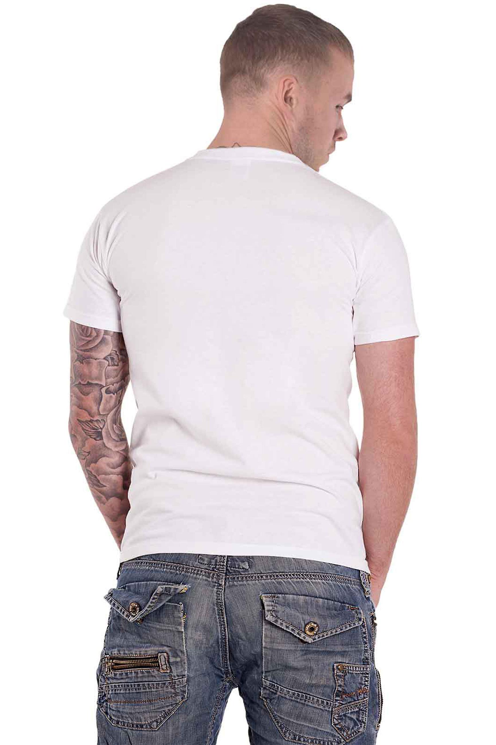 Whitney Houston 90s Homage Portrait T-Shirt - Official Licensed Unisex Tee In White - View #9