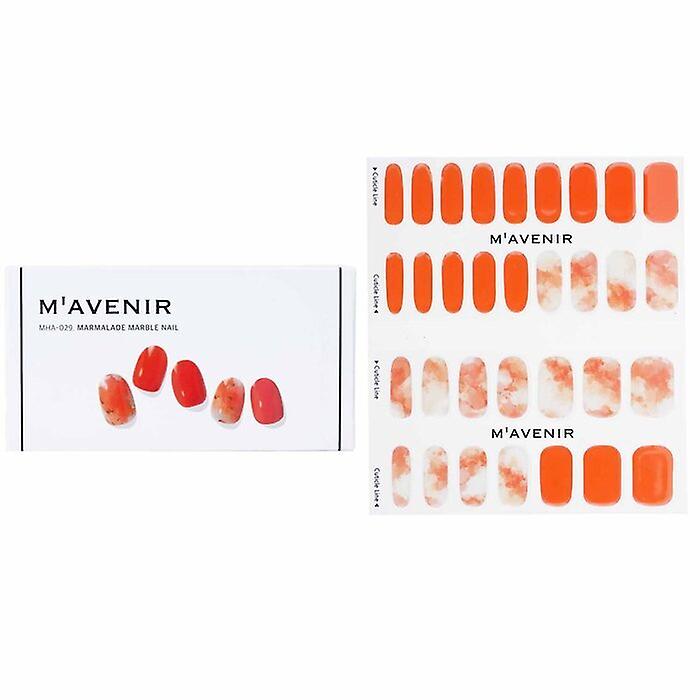 Mavenir Nail Sticker - # Marmalade Marble Nail 32pcs