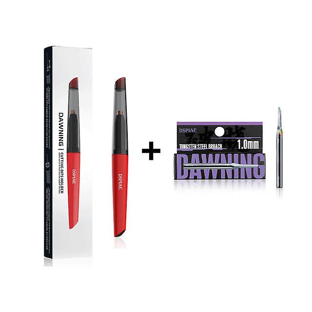 Dspiae Pt-th Push Knife Handle Diy Xpb-0.1mm~1.5mm Drill Bits Model Engraving Tool For Assembly Model Building Tools