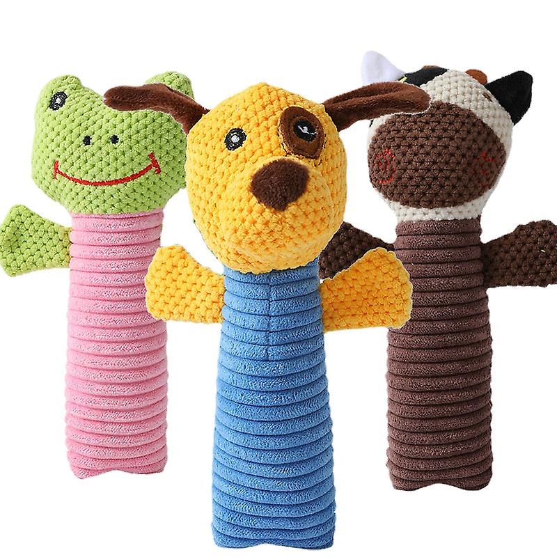 Pipitao Plush Sound Corn Velvet Puppet Modeling Plush Pet Toy Interactive Dog Toy