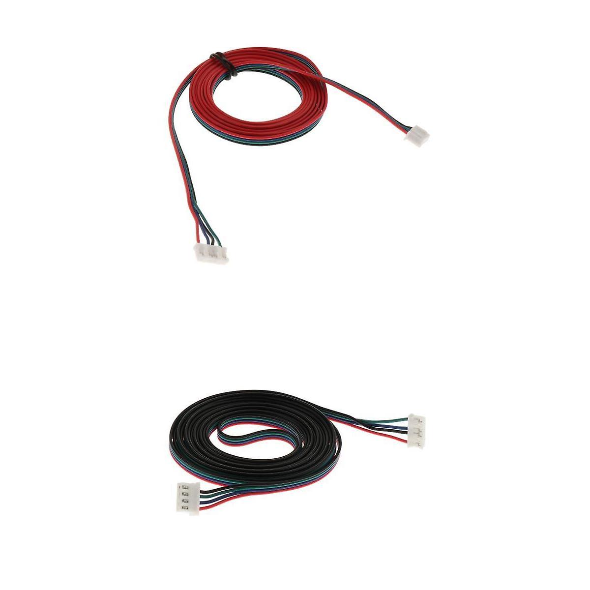 2 Pack 3D Printer Stepper Motor Extended Cables Connector Lead Wire XH2.54