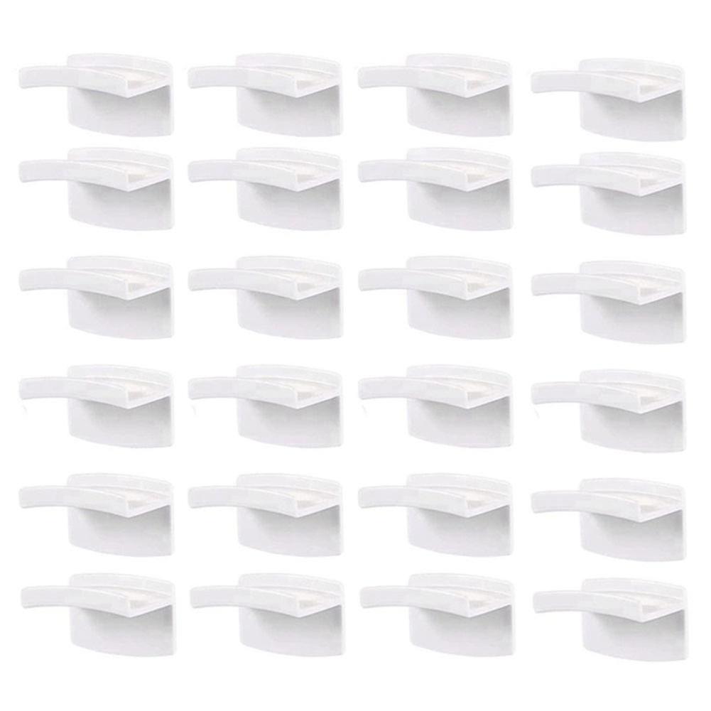 24 Pack Adhesive Hat Hooks For Wall Mount No Drilling,minimalist Hat Rack Design Rust Proof Self Ad