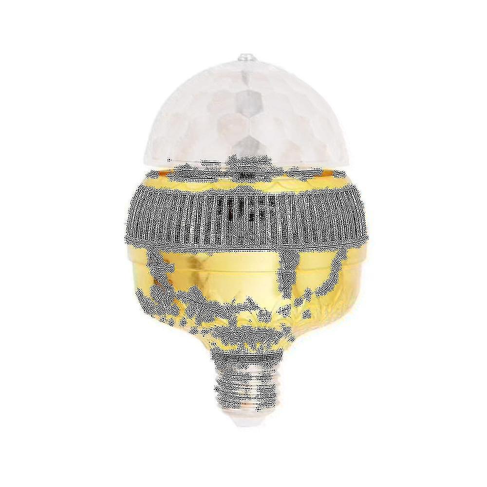 E27 Light Bulb Rotating Led Party Bulb Strobe Light For Parties- Rgb Multi Crystal Ball Light Strob