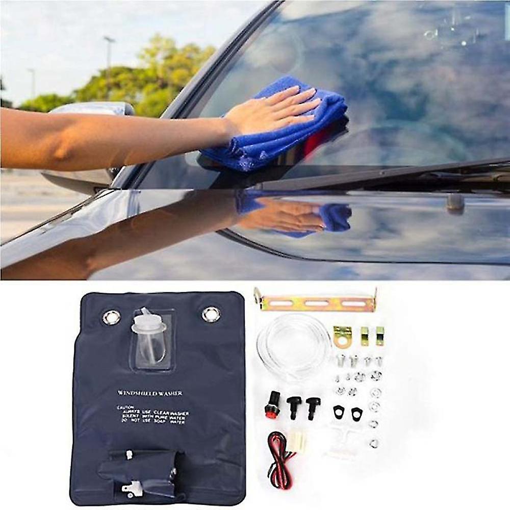 Window Cleaning Windscreen Windshield Washer Auto Washer Pump Bag Kit