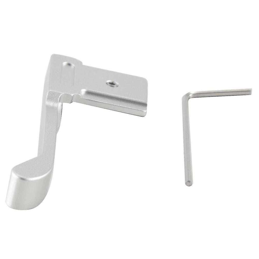 Thumb Hotshoe Thumb Grip Made Hand Grip For X100 V X100v X-100v Mirrorless Camera With Tool Silver