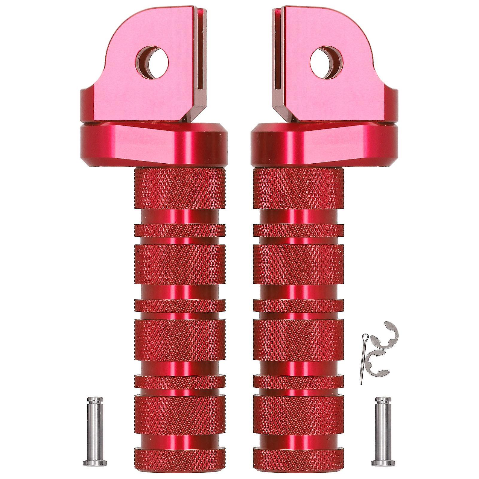 Motorcycle Front Foot Peg Rest Cnc Aluminum Modification For Yamaha Mt03 Mt07 Mt09 Mt10 Mt25red