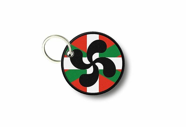 Cle Cles Key Brode Patch Ecusson Basque Cross Flag Euskadi Euskal